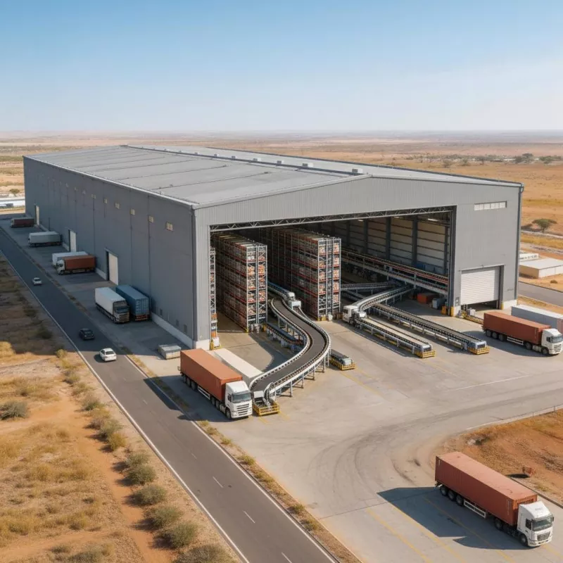 He aha nā pōmaikaʻi nui o ka Prefab Modular Steel Frame Logistics Warehouse Construction no nā Hale Kūʻai Kūʻai E-Kalepa?