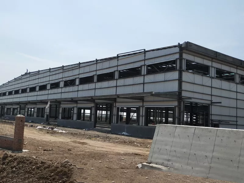 ʻO ke kahua kūʻaiʻo Steel-Stracture Warehouse