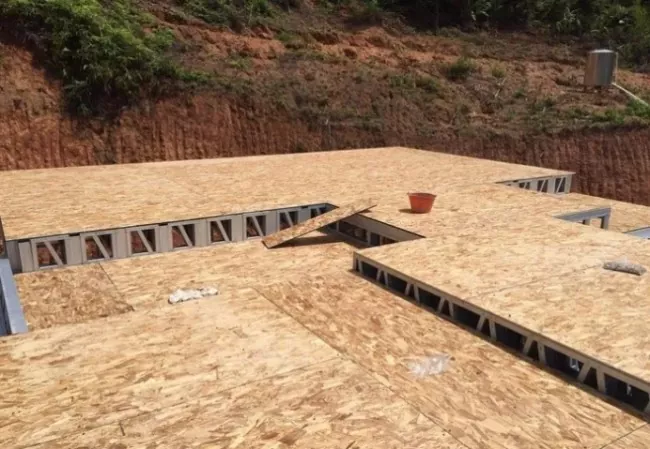Single-Storey Prefabricated House Steel Construction