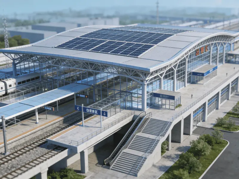 Ke kahua kaʻaahi Multifunctional Steel Structure Train Station